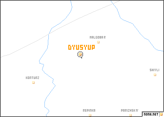 map of Dyusyup