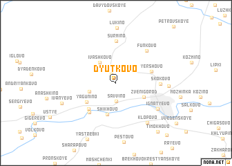 map of Dyut\