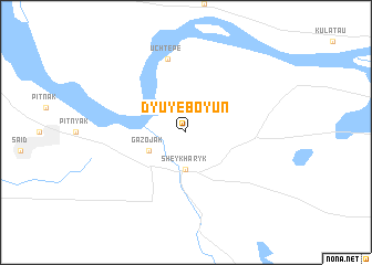 map of Dyuyeboyun