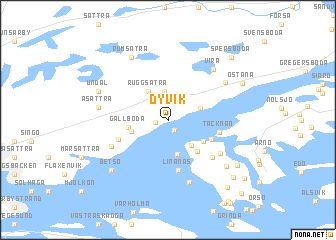 map of Dyvik