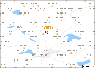 map of Dywity