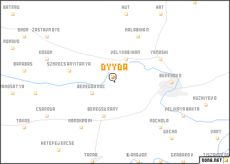 map of Dyyda