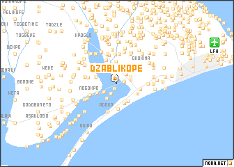 map of Dzablikope