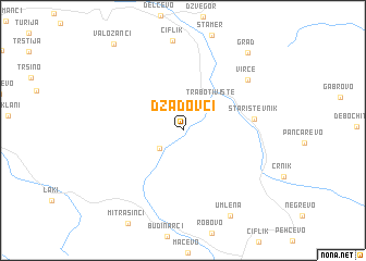 map of Džadovci