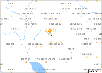 map of Dzafi