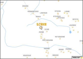 map of Dzaka