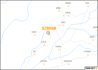 map of Dzakwa