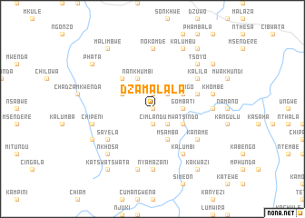 map of Dzamalala