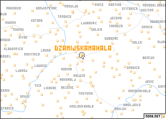 map of Džamijska Mahala