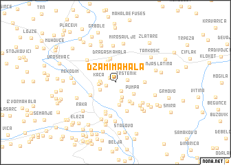 map of Džami-Mahala