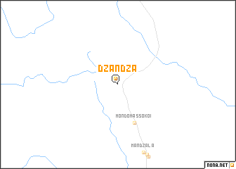 map of Dzandza