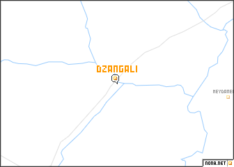 map of Dzangalī