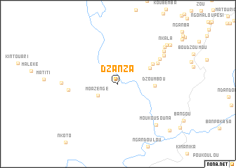 map of Dzanza