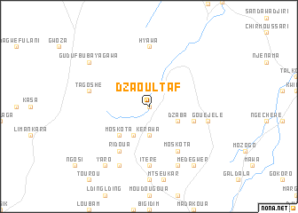 map of Dzaoultaf