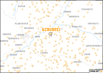 map of Džavarci