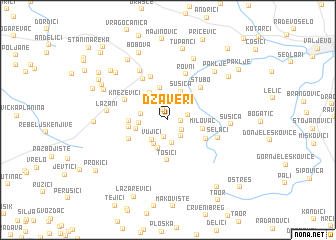 map of Džaveri
