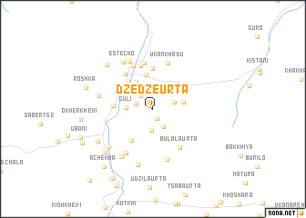 map of Dzedzeurt\