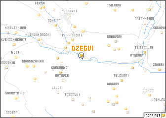 map of Dzegvi