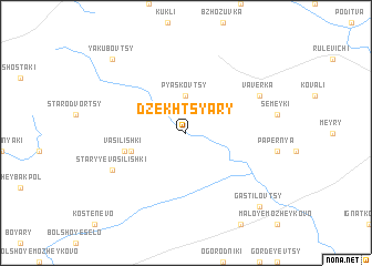 map of Dzekhtsyary