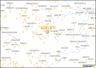 map of (( Dželati ))