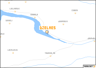 map of Dzelmes