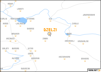 map of (( Dzelži ))