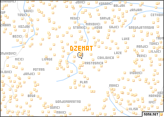 map of Džemat