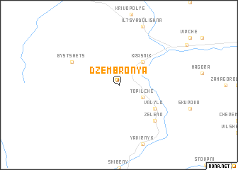 map of Dzembronya