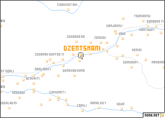 map of Dzentsmani