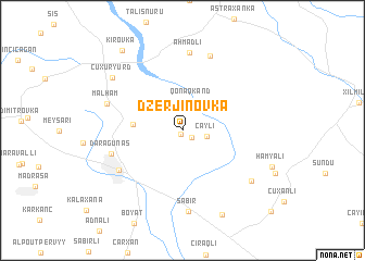 map of Dzerjinovka