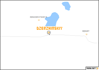 map of Dzerzhīnskīy