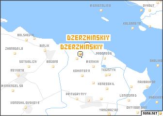 map of Dzerzhinskiy