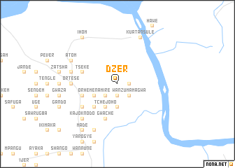 map of Dzer