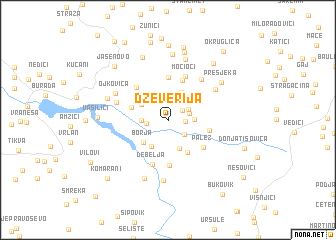 map of Dževerija