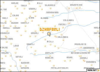 map of Dzhafarli