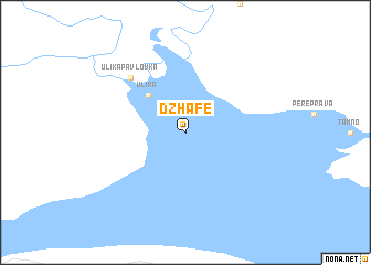 map of Dzhafe
