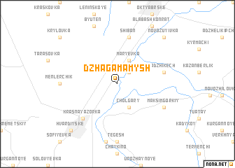 map of Dzhaga-Mamysh