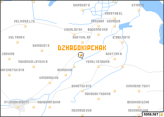 map of Dzhago-Kipchak