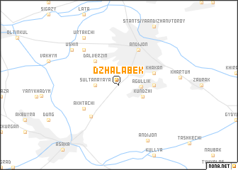 map of Dzhalabek