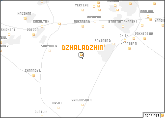 map of Dzhaladzhin