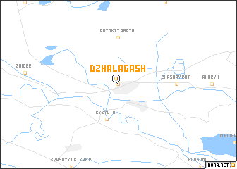 map of Dzhalagash