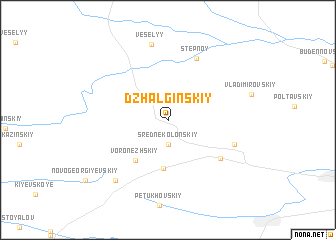 map of Dzhalginskiy