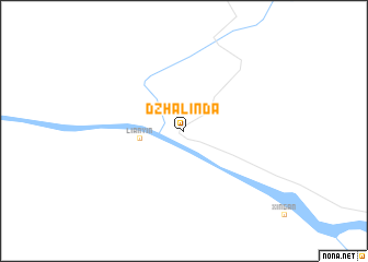 map of Dzhalinda