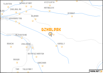 map of (( Dzhalpak ))