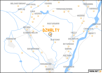 map of Dzhalty