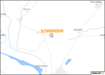 map of Dzhamanma