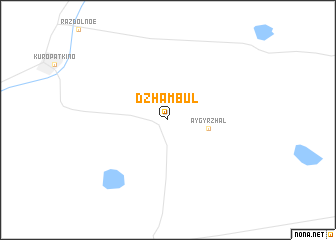 map of Dzhambul
