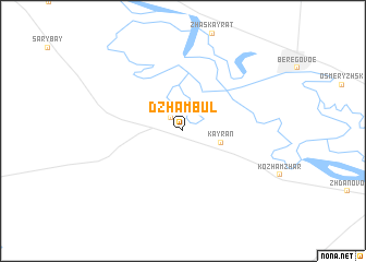 map of Dzhambul