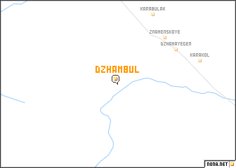 map of Dzhambul