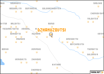 map of Dzhamuzovtsi